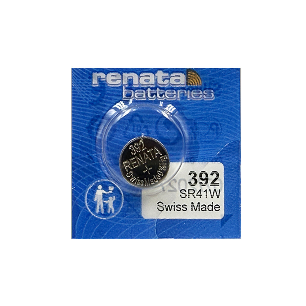 Годинникова батарейка 392 / SR41W / AG3 Renata Silver Oxide (1.55v) 1шт., фото 1