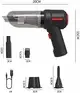 Пилосос автомобільний портативний потужний акумуляторний DK-03 HL-103B, фото 4