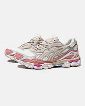 Жіночі Кросівки Asics Gel-NYC Cream Mineral Beige Pink / Асікс Гел-НІС Мінерал Кремовые с Розовым, фото 6