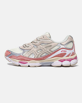 Жіночі Кросівки Asics Gel-NYC Cream Mineral Beige Pink / Асікс Гел-НІС Мінерал Кремовые с Розовым, фото 1