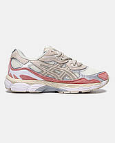 Жіночі Кросівки Asics Gel-NYC Cream Mineral Beige Pink / Асікс Гел-НІС Мінерал Кремовые с Розовым, фото 4