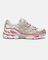 Жіночі Кросівки Asics Gel-NYC Cream Mineral Beige Pink / Асікс Гел-НІС Мінерал Кремовые с Розовым, фото 3