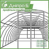 Теплиця "Дніпро-6" 6х18 м / профільна труба 30Х30 мм / стільниковий полікарбонат 8 мм, фото 10