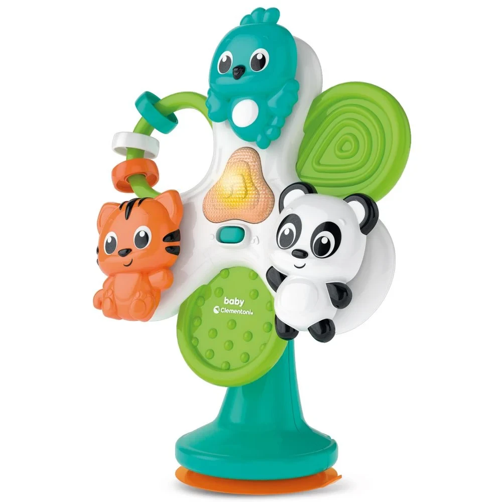 Іграшка Карусель на присоску Clementoni "Round&Round Animals" (мелодії, звукові ефекти) 17915