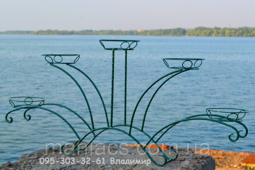 Підставка для квітів "Кущ на 5 чаш"