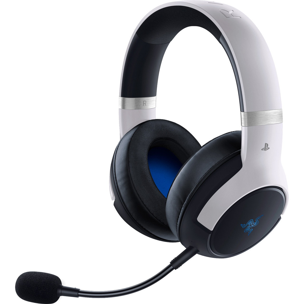 Bluetooth-гарнітура Razer Kaira Pro Hyperspeed for PS5 (RZ04-04030200-R3G1) ( білий/чорний ) DS