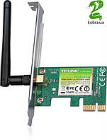 Бездротовий адаптер TP-Link TL-WN781ND (150Mbps, PCI-E, 1 знімна антенна) PCI Express DS