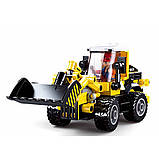 Конструктор SLUBAN M38-B0803 Бульдозер 200 деталей та фігурки водія, фото 4