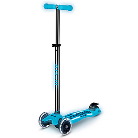 Самокат триколісний MICRO Maxi Deluxe Glow LED Plus, Blue