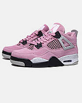 Жіночі Кросівки Nike Air Jordan 4 Retro Orchid Pink / Найк Аїр Джордан 4 Ретро Орхід Рожеві, фото 6