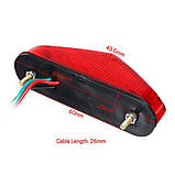 Універсальний стоп-сигнал задній ліхтар, фара-стоп для мотоцикла, вело, скутера, самоката, фото 8