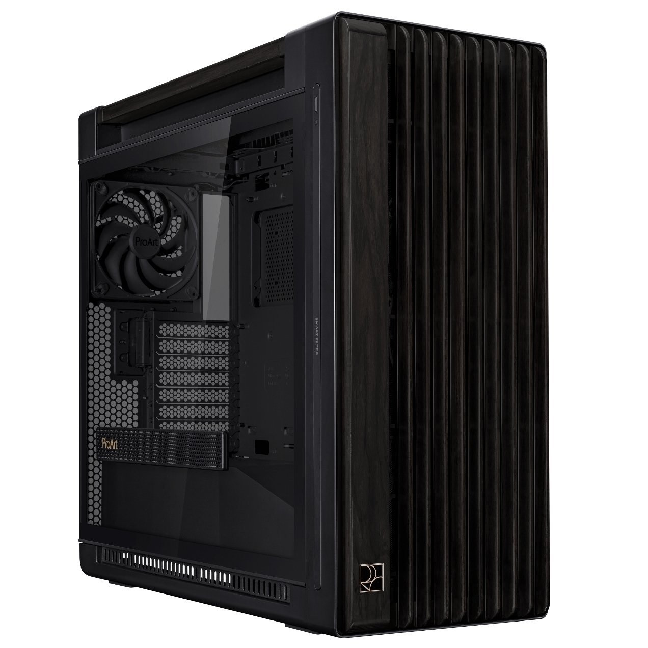 Корпус Asus ProArt PA602 Wood Edition Tempered Glass без БЖ (90DC00J0-B09010) ( Black ) DS