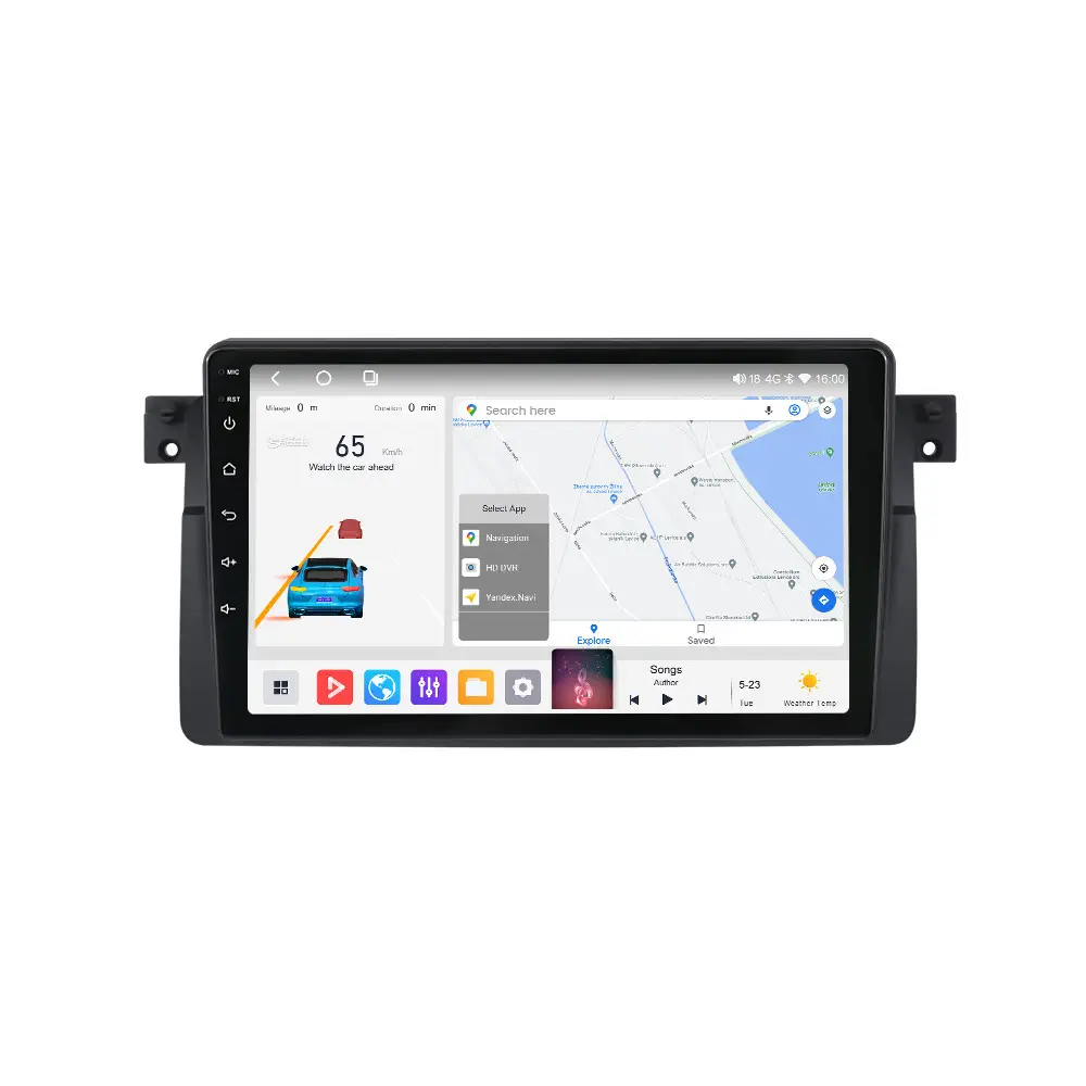 Штатна магнітола Mekede MS 2k  BMW 3-Series (1998 - 2006) CarPlay QleD (1 Din), фото 1