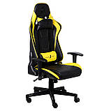 Крісло для геймерів 1stPlayer FK2 Black-Yellow чорний з жовтим DS, фото 6