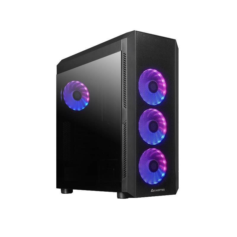 Корпус Chieftec Scorpion 4 Black (GL-04B-UC-OP) Без БЖ ( Black ) DS