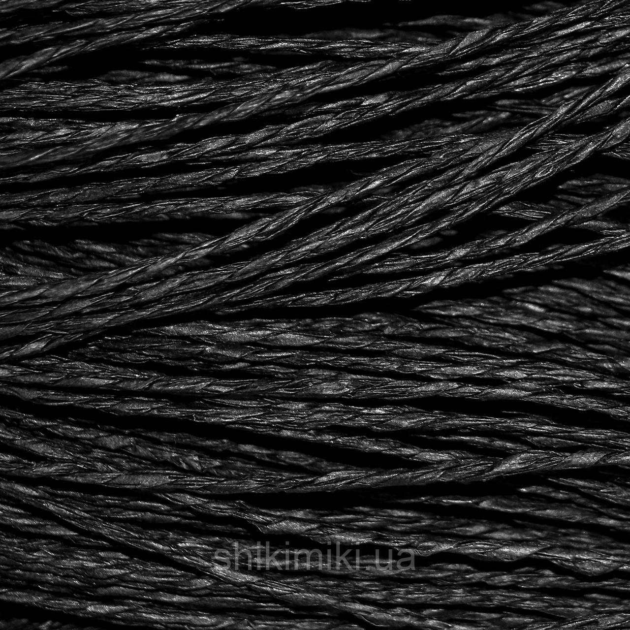 Пряжа Raffia кручена, колір Графітовий, фото 1