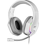 Гарнітура 2E Gaming HG315 RGB USB 7.1 White (2E-HG315WT-7.1) Білий DS, фото 3