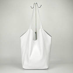 Сумка жіноча з натуральної шкіри BagTur 67 флотар Колір білий