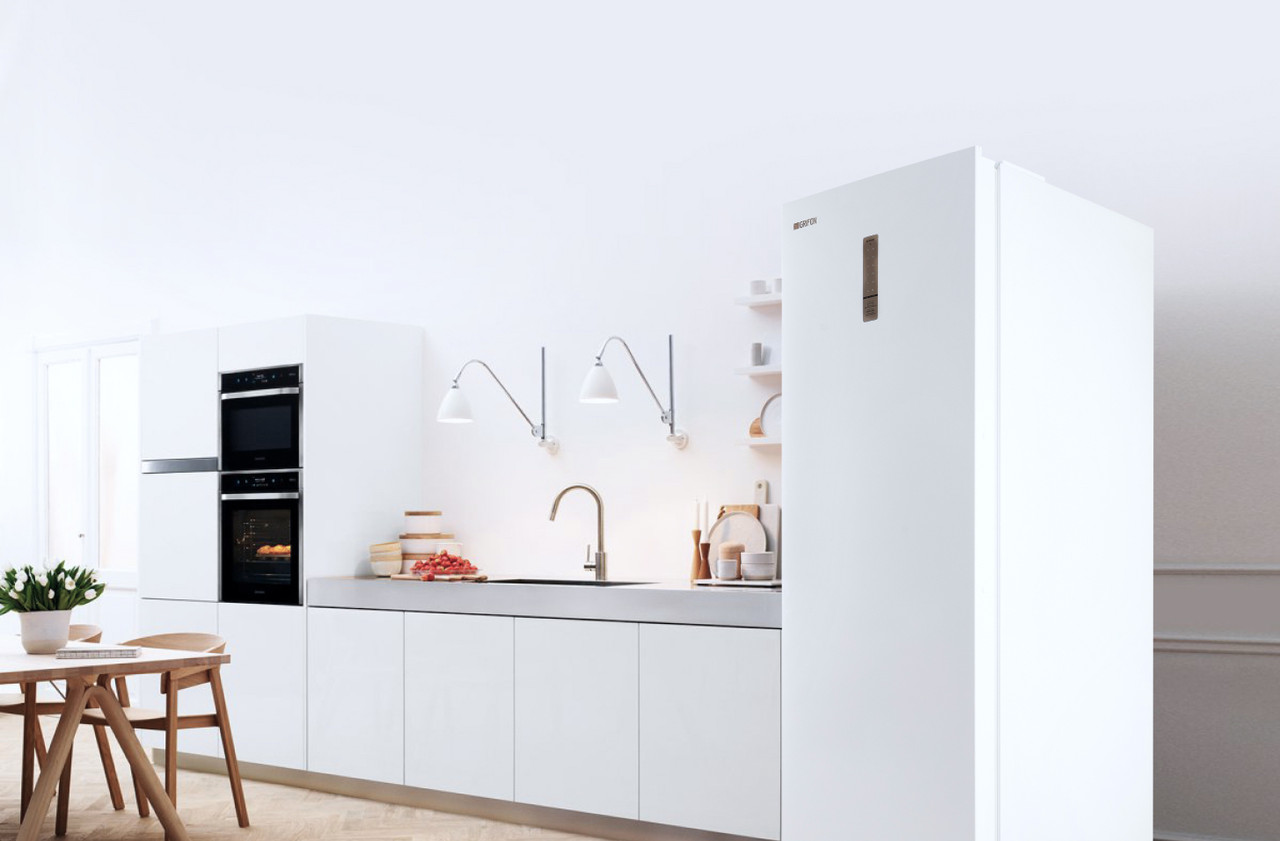 Морозильна камера Grifon NFM-180W Білий DS
