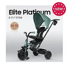 Велосипед триколісний дитячий Elite Platinum Green, фото 3