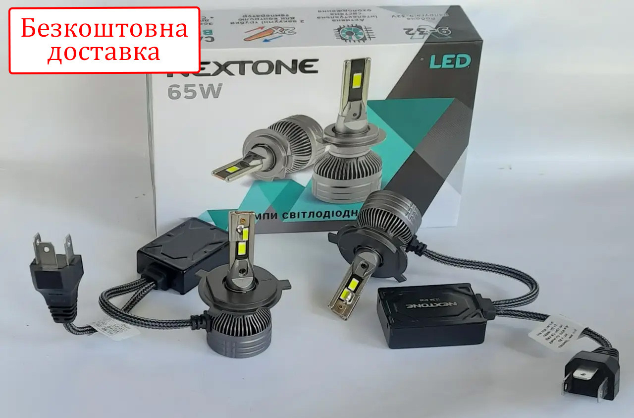 Лампи Led H4 L8 Nextone 12V 24V ( Cyclone ) 14000Lm 65W Can