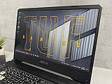 GTX 1660 16gb ddr4 512 ssd Ігровий ноутбук Asus TUF FX505D Ryzen 7, фото 4