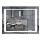 Дзеркало для ванної кімнати MIXXUS STYLE MR03-70x50 (годинник, LED-підсвічування, антизапотівання) MI6006, фото 10