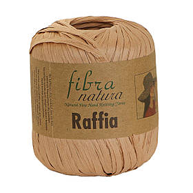 Пряжа Raffia Fibranatura, колір Карамельний