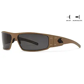 Окуляри тактичні GATORZ Magnum Ballistic, Колір: Tan Cerakote, Лінзи: Smoke w/Anti-Fog, GZ-01-302