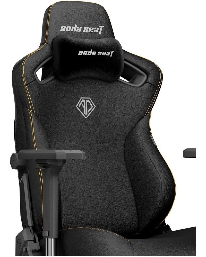 Крісло для геймерів Anda Seat Kaiser 3 Size L Black (AD12YDC-L-01-B-PV/C) ( Чорний ) DS