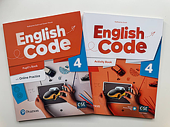 Комплект English Code 4 Student's Book + WorkBook (Підручник + робочий зошит)