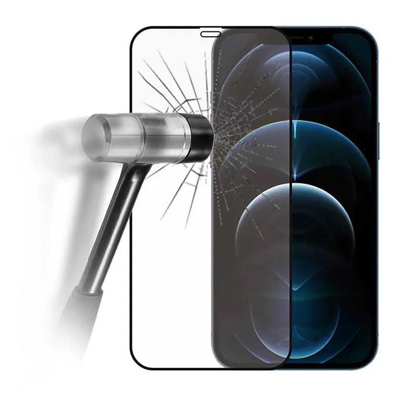 Захисне скло Mocolo 5D Full Glue для Apple iPhone 12 Pro Max Black (0.33 мм)
