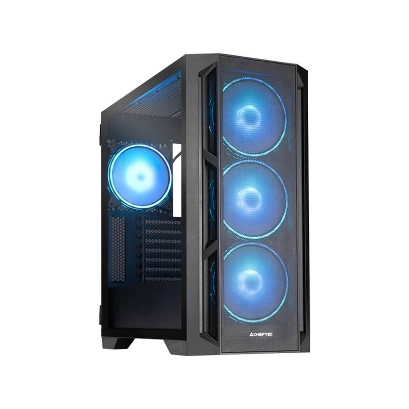 Корпус Chieftec Apex Lumo Black (GA-01B-L-OP) Без БЖ ( Black ) DS