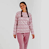 Рожева жіноча піжама з сердечками