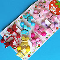 Гумка для волосся 12 шт. різні кольори