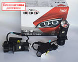 Лампи лінзи H4 Decker GL-01 PRO LED Hi/Low 9000 Lm Can 65 W 6000k 12v 24v, фото 2