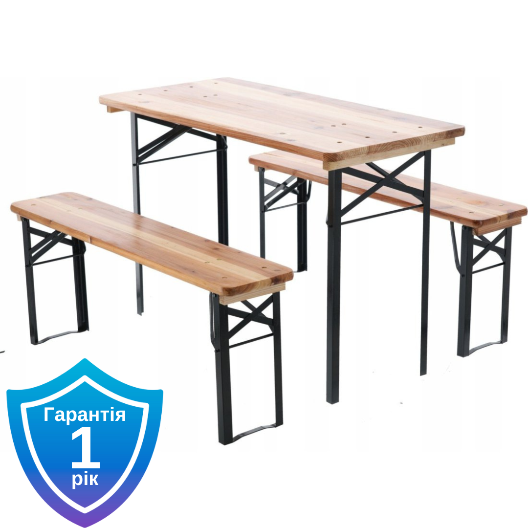 Комплект складаних садових меблів Garden Line MEB0780 Дерево