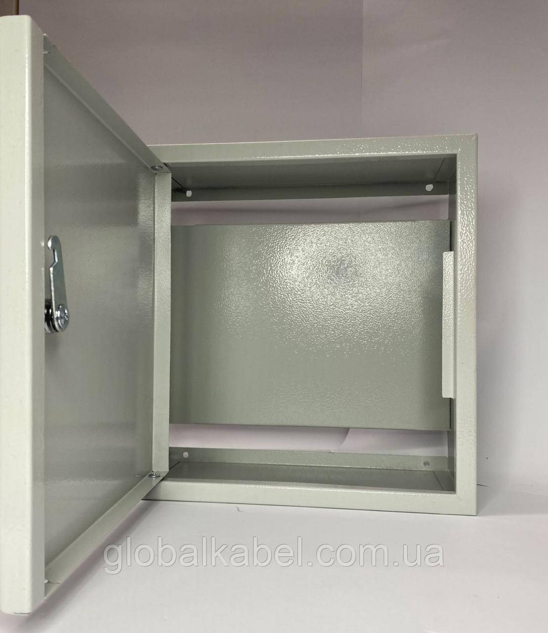 Щит, ящик, бокс монтажний 250х250х140, метал 0,5 мм IP31 Nova, фото 1