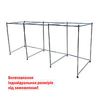 Багатофункціональна ширма на колесах потрійна