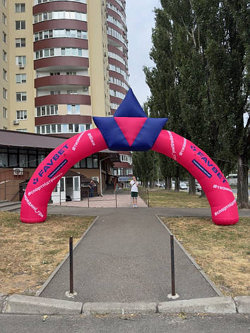 Надувна арка для реклами з логотипом та дизайном на замовлення, фото 1