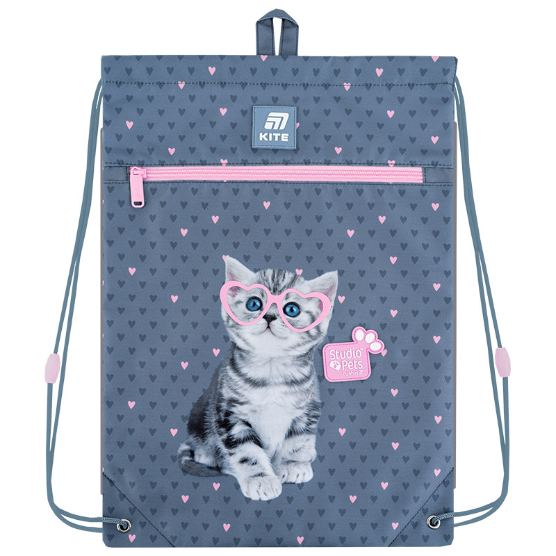 Сумка для взуття Kite Studio Pets SP25-601M-1   46х33   сірий