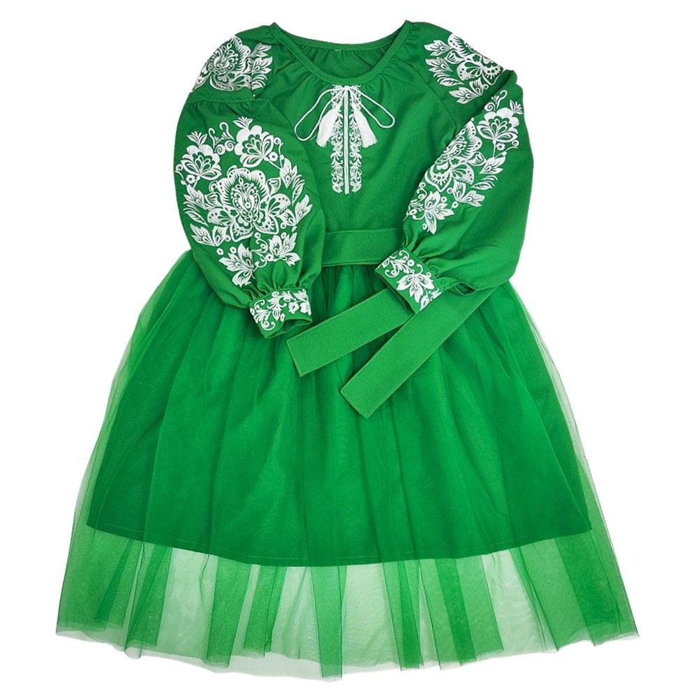 Вишите українське плаття Загадка зелене р. 146.