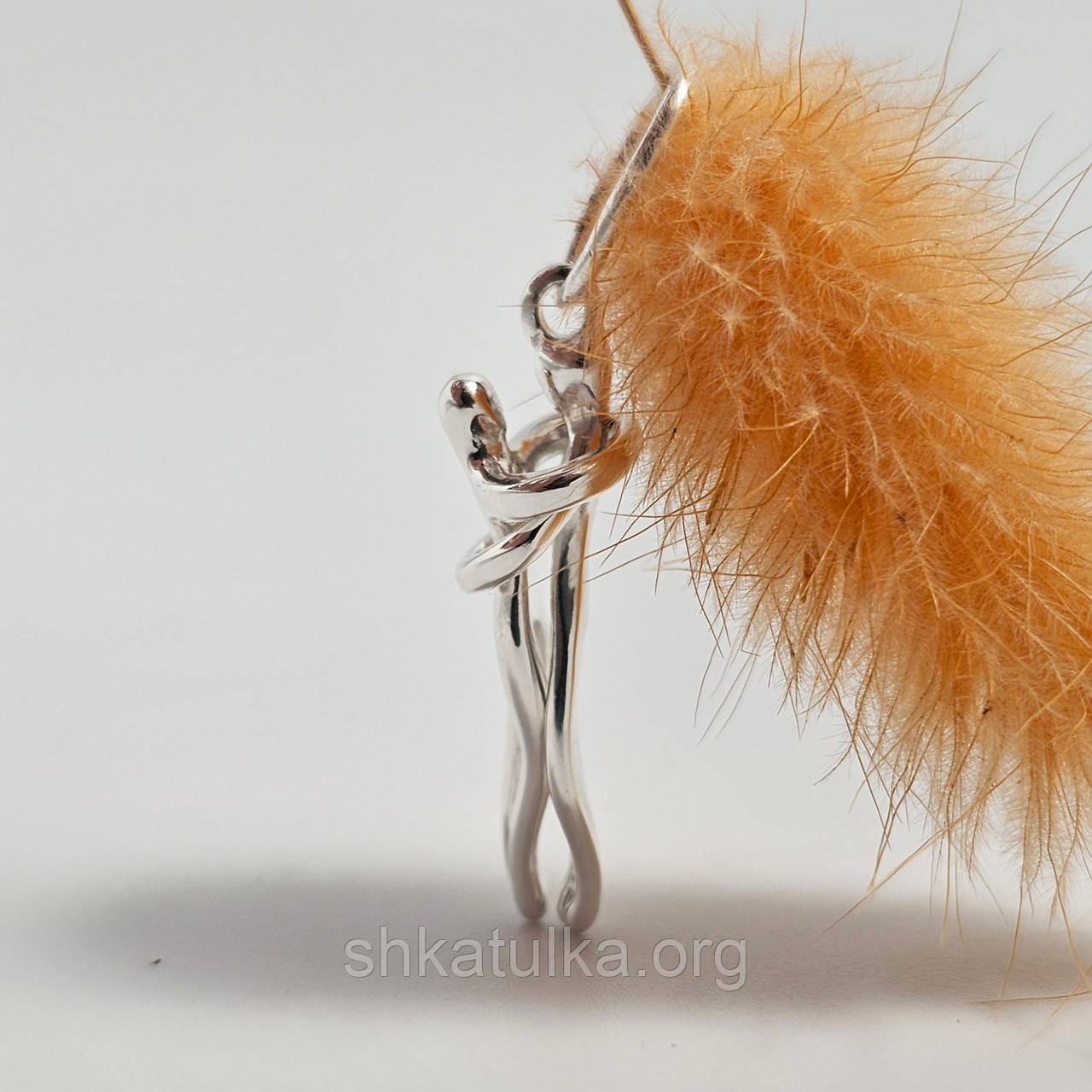 Підвіска срібна з Пара закоханих для ланцюжка або шнура, фото 1