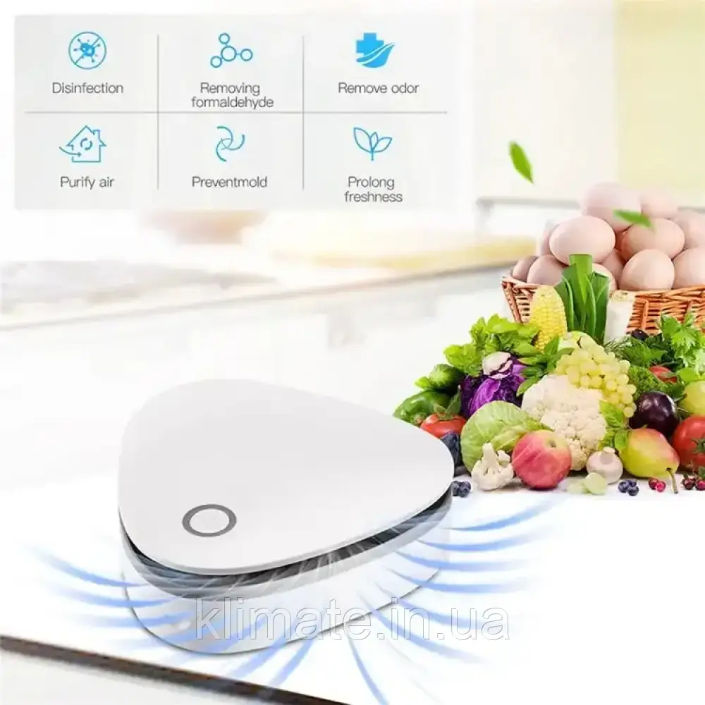 Портативний USB-озонатор Ozone Sterilizer XD-001 для невеликих приміщень, холодильника й автомобіля
