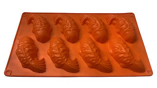 Форма силіконова для випікання Риби з 8 шт.