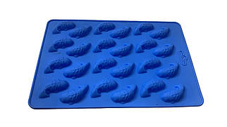 Форма силіконова для випікання Риби з 24 шт.