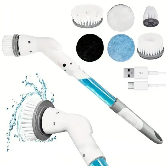 Електрична щітка для чищення та прибирання USB 8 в 1 Cleaning brush AND 1-33 Jw