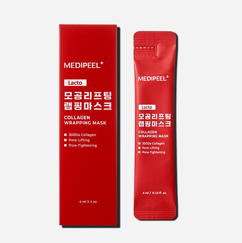 Зміцнююча маска-плівка для обличчя з колагеном Medi-Peel Red Lacto Collagen Wrapping Mask 4 мл