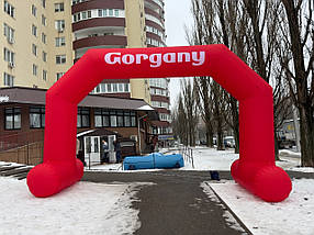 Надувна стартова арка 6х3,5 м для змагань і реклами | Брендування, надувна конструкція, фото 3