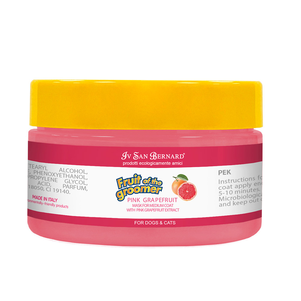 Маска Iv San Bernard Pink Grapefruit для середньої шерсті, з грейпфрутом та Вітамином В6, 100 мл